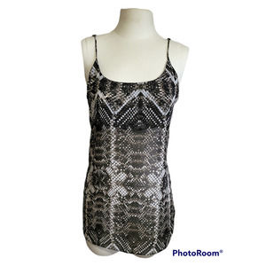 Show Me Your Mumu Women’s Snake/Animal Skin/Hide Print Top M